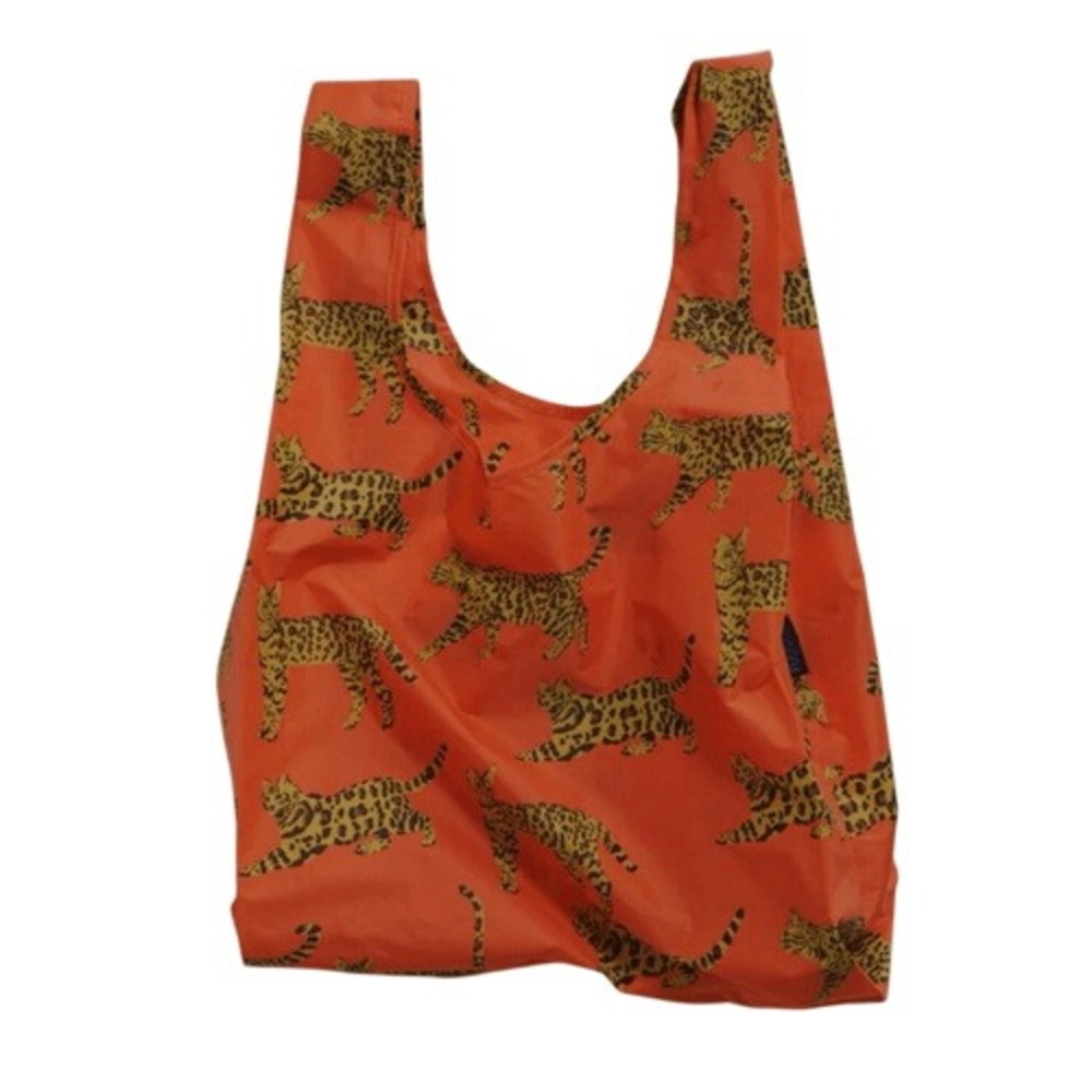 NWT Baggu‎ Bengal Cat Orange Graphic Print Standard Size New